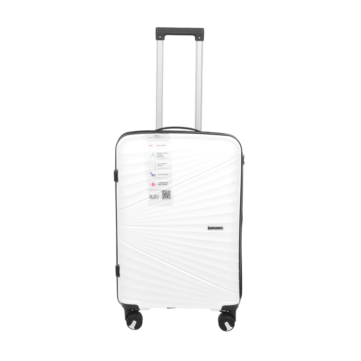 กระเป๋าเดินทาง ICEBASE รุ่น XD-24012WH (ROME) 24 นิ้ว สีขาว_0